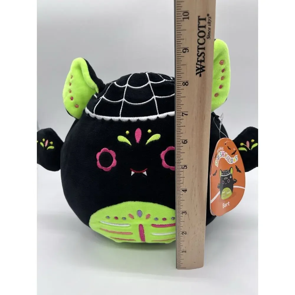 Squishmallow Bart Bat Sugar Skull Day of the Dead Halloween Plush Stuffed Toy 8”